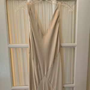 Ralph Lauren Silk floor length dress. NEVER WORN